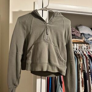 Green lululemon Scuba Hoodie